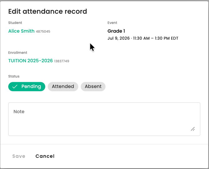 attendance 4